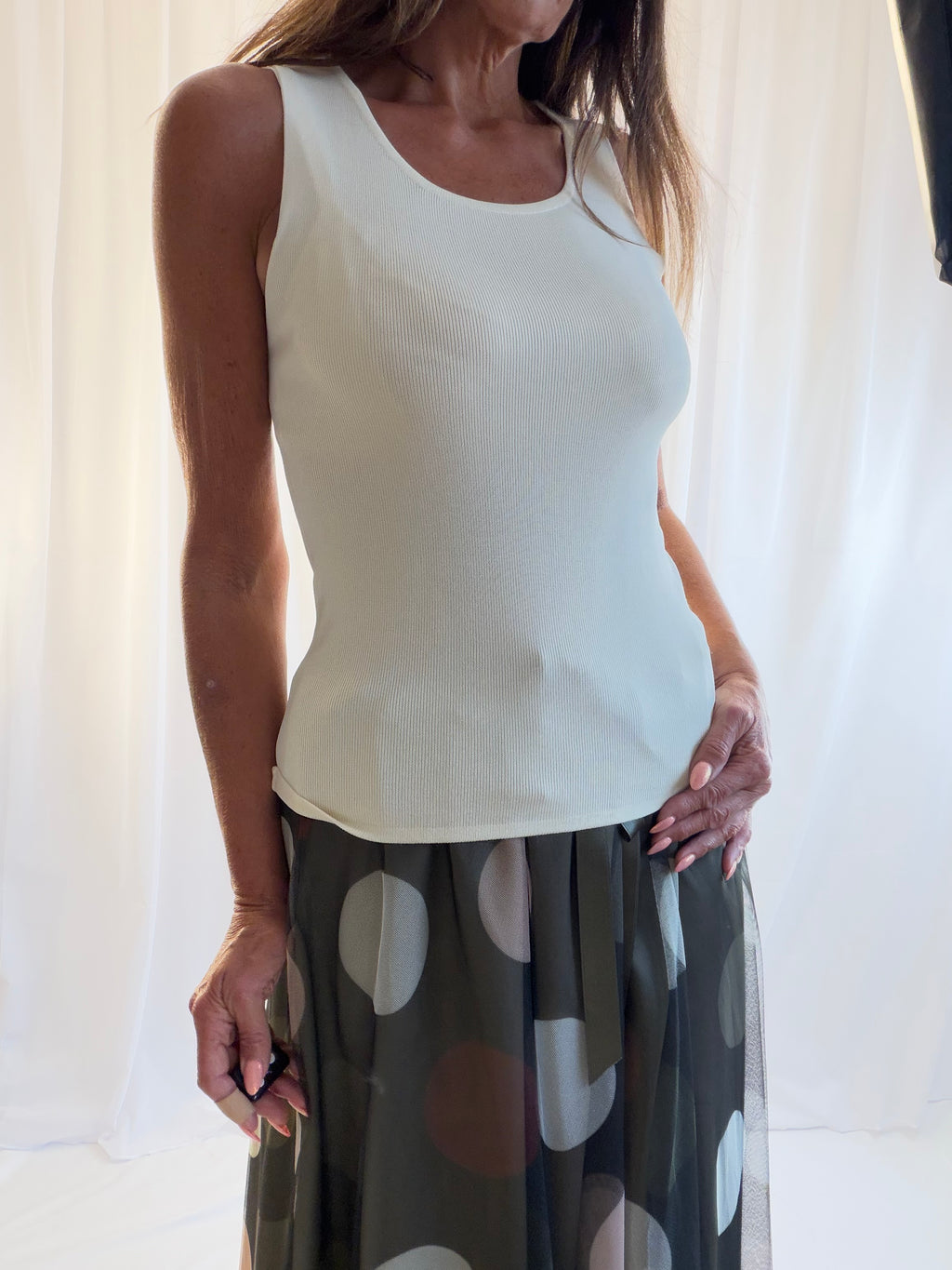 Luxurious soft feel vest top