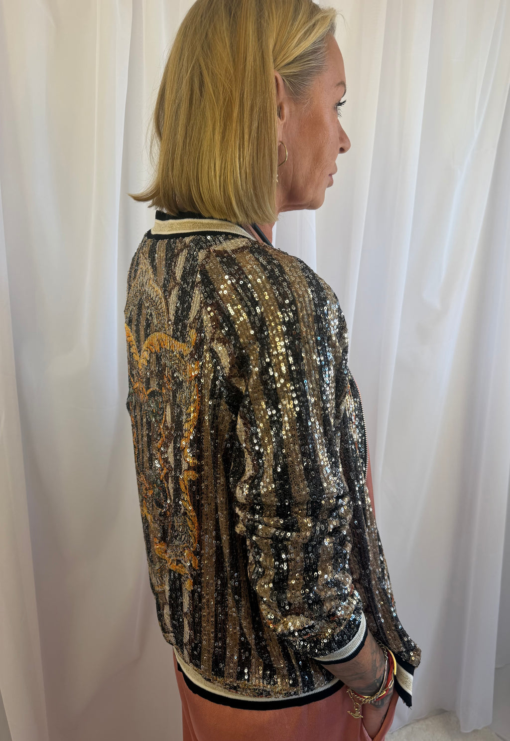 Sola dazzler sequin jacket