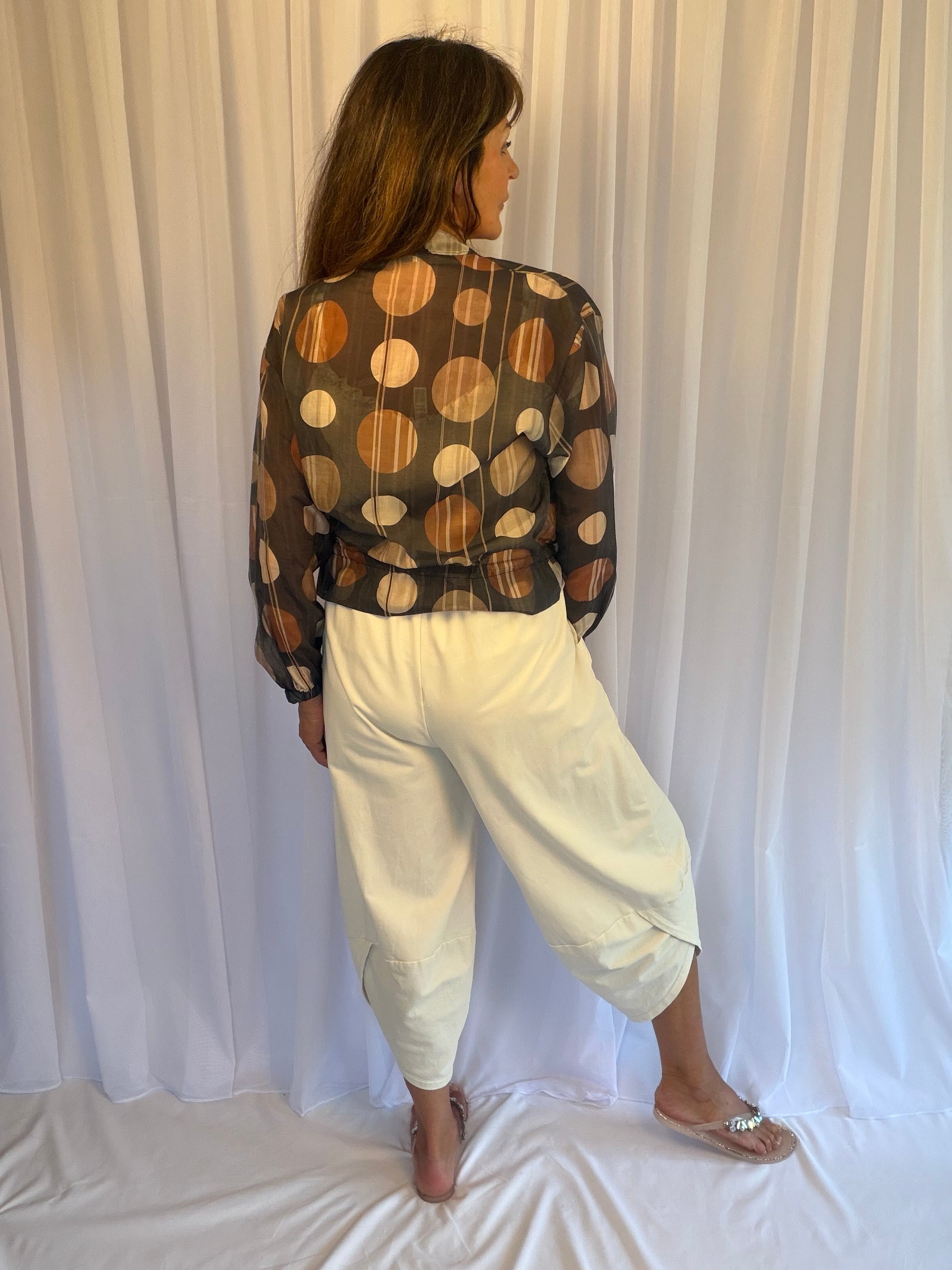 Spotty bomber jacket