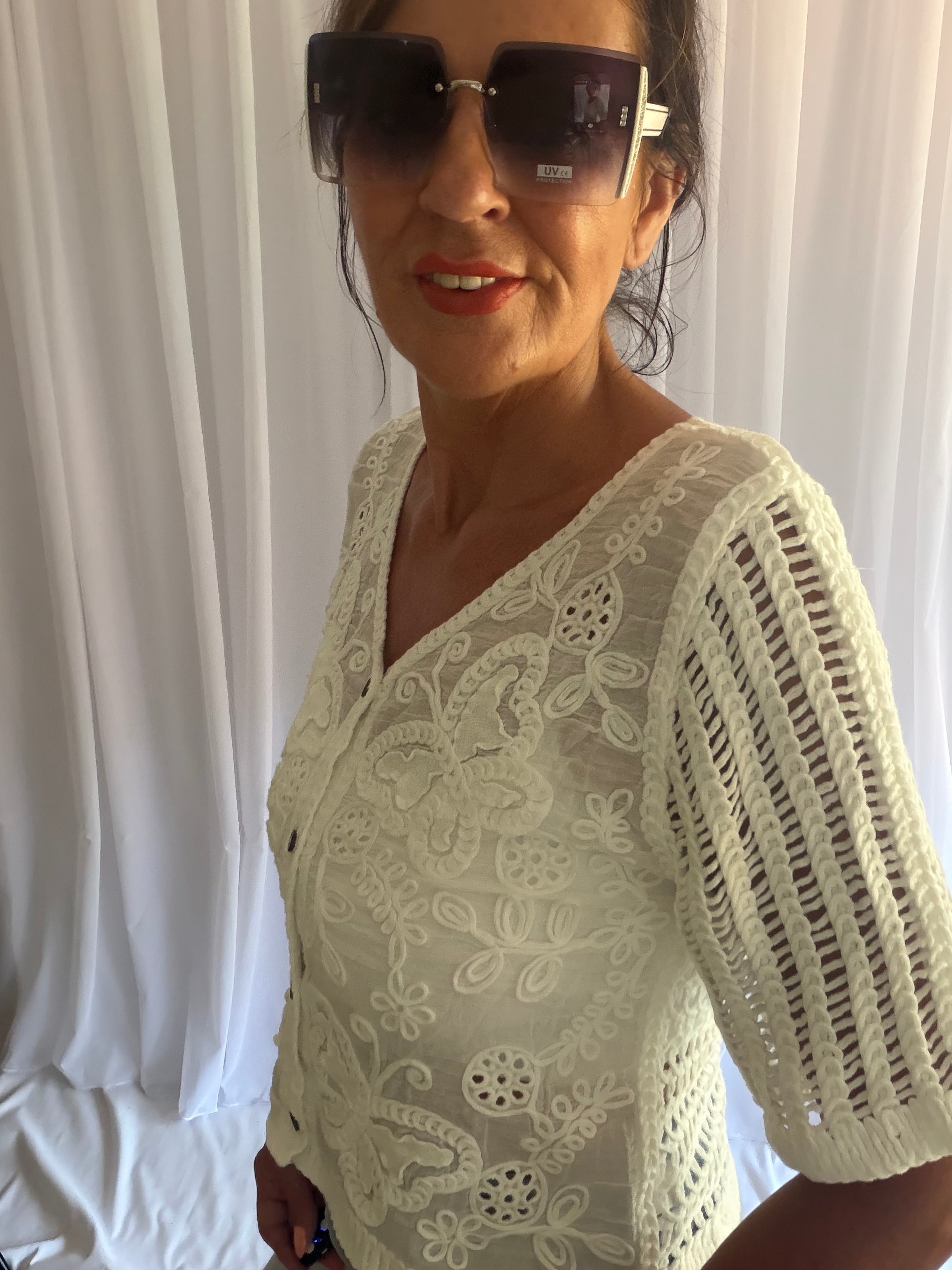 Betsy butterfly top