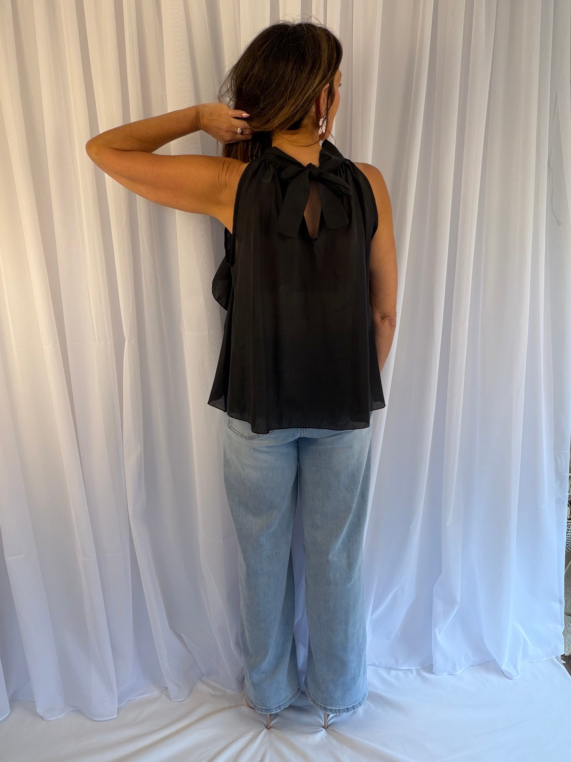 ‘Russella ruffle top