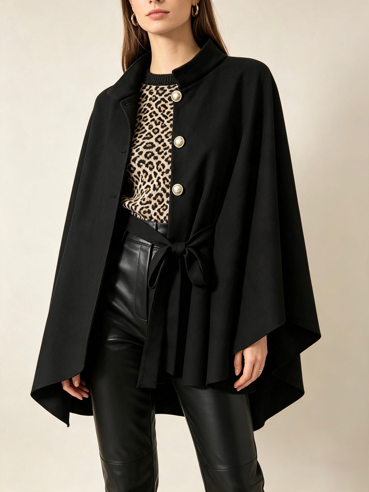 Petra Suedette poncho