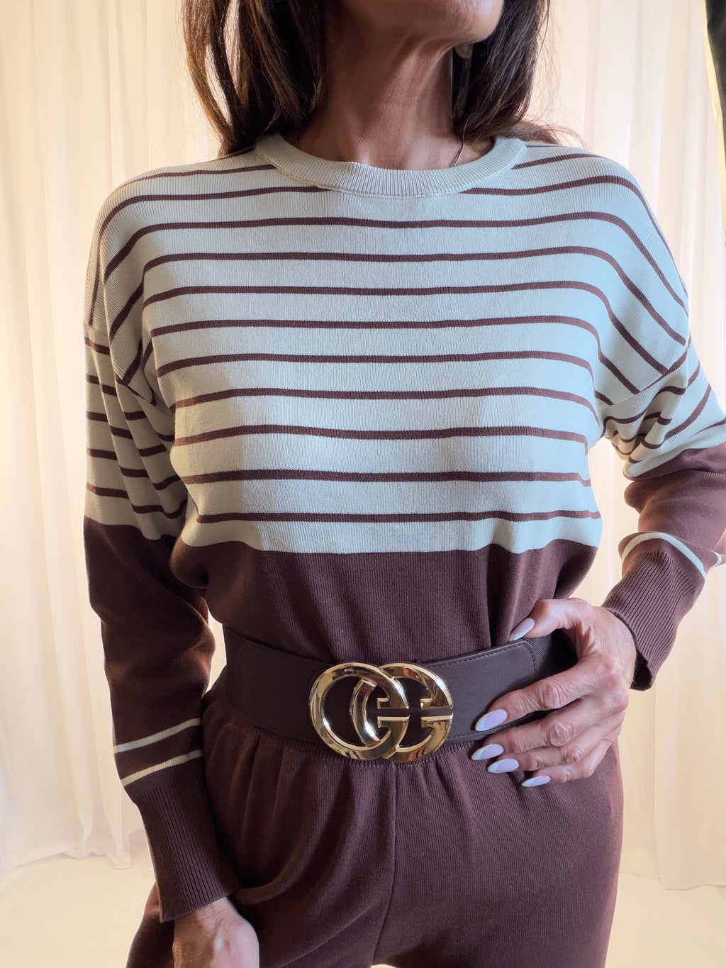Isabella stripe co-ord