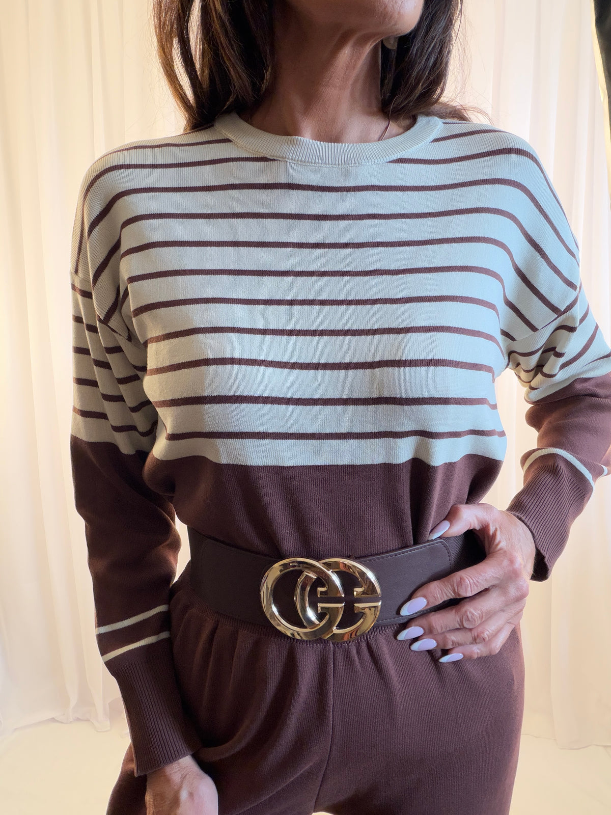 Isabella stripe co-ord