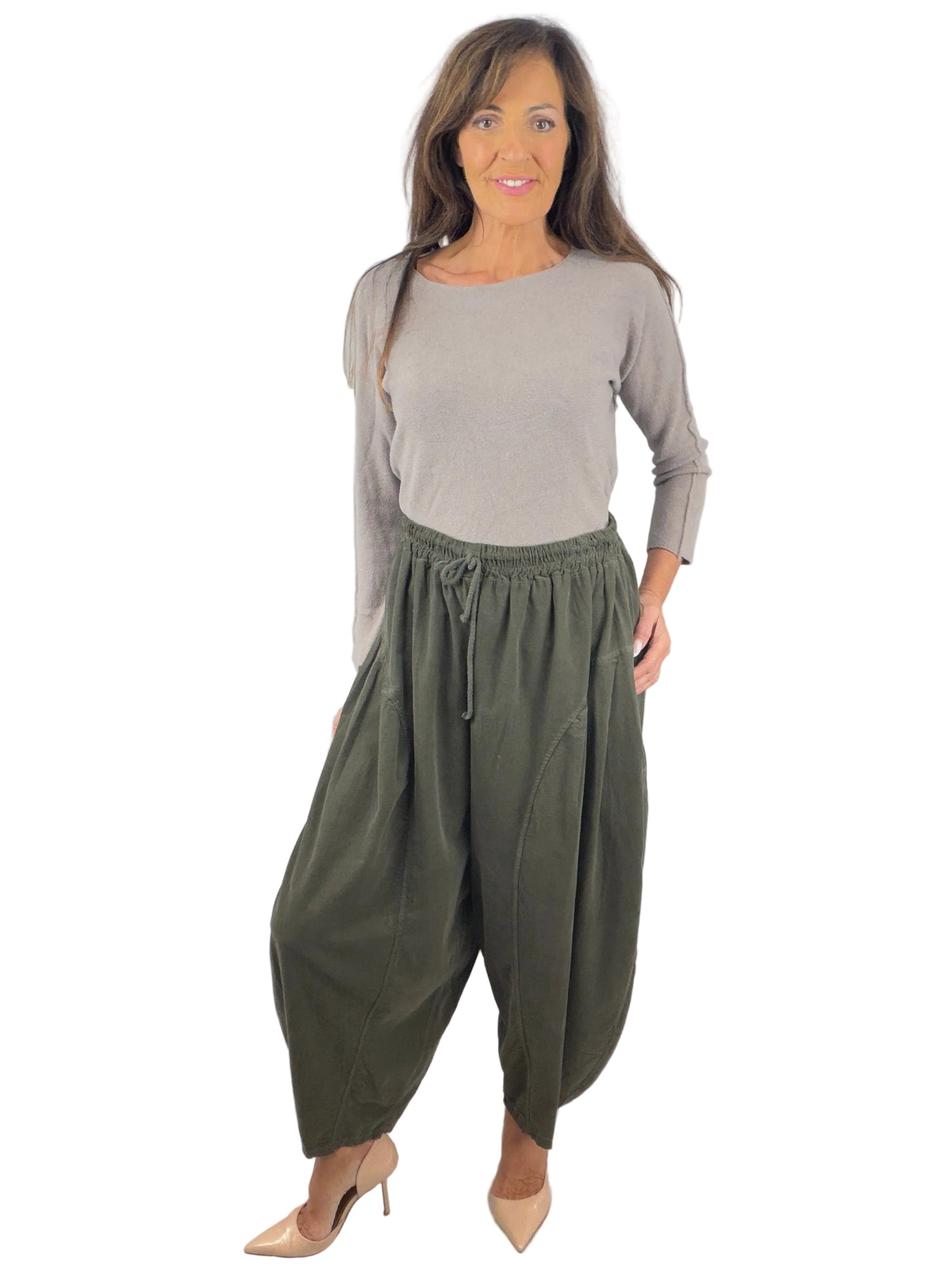 Blair balloon corduroy trousers