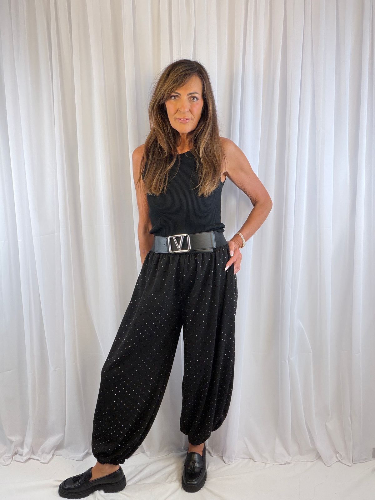 Bee beautiful sparkle balloon pants