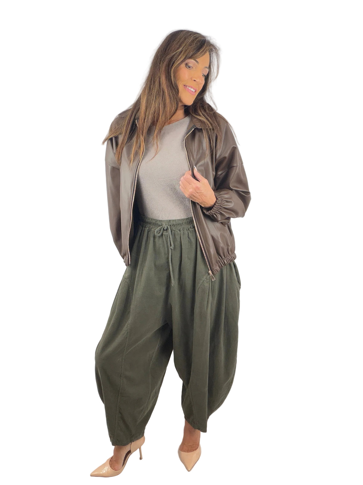 Blair balloon corduroy trousers