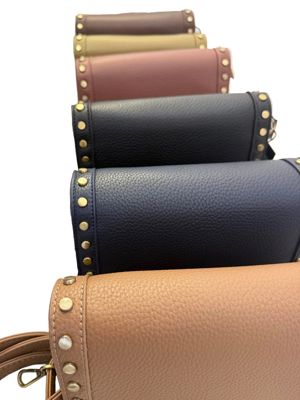 Lorna studded shoulder strap bag