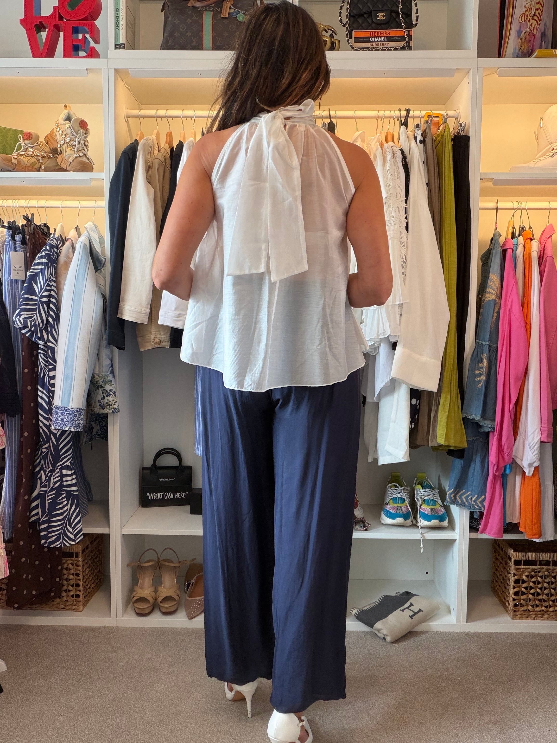 Silky trousers