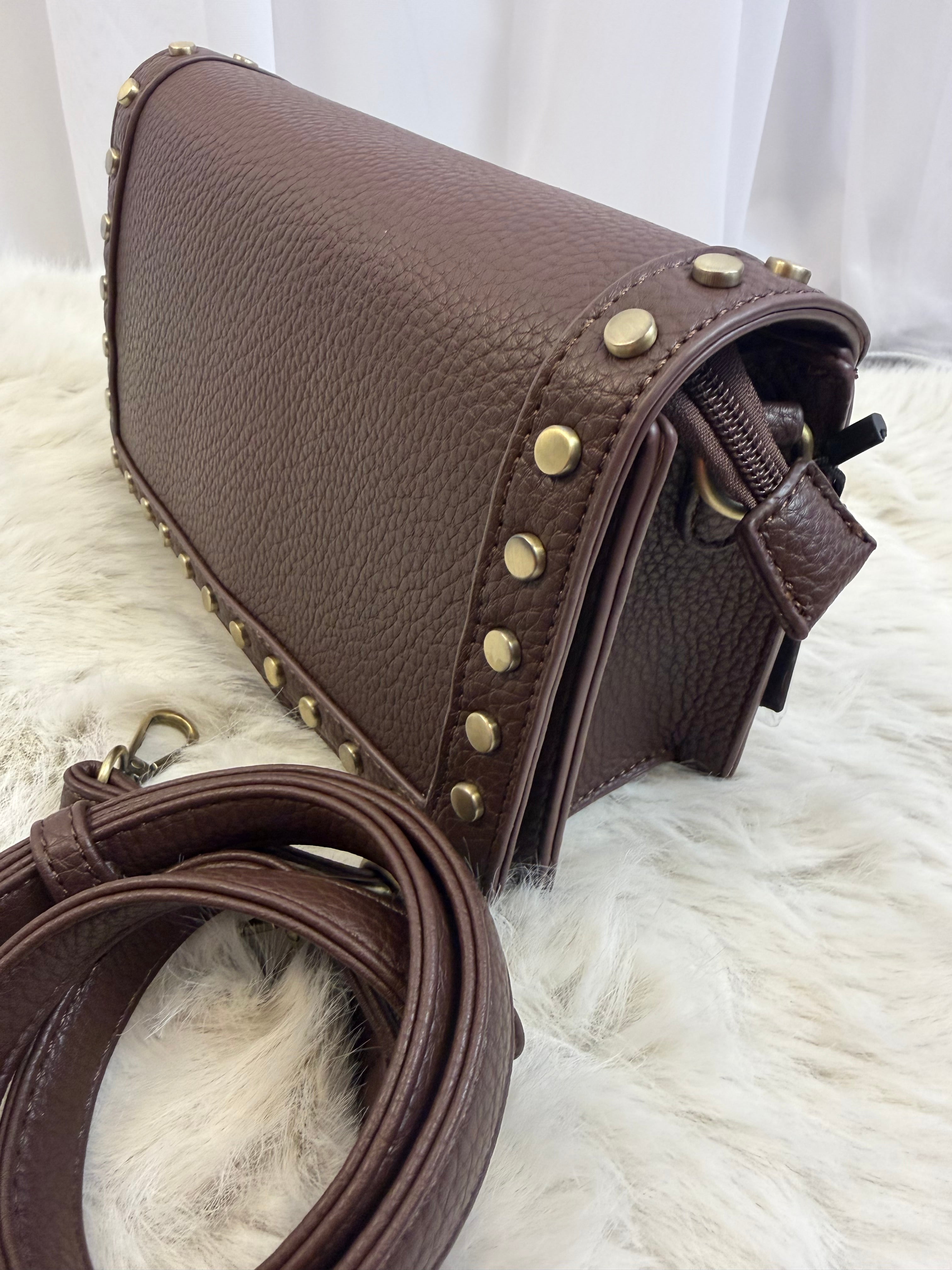 Lorna studded shoulder strap bag
