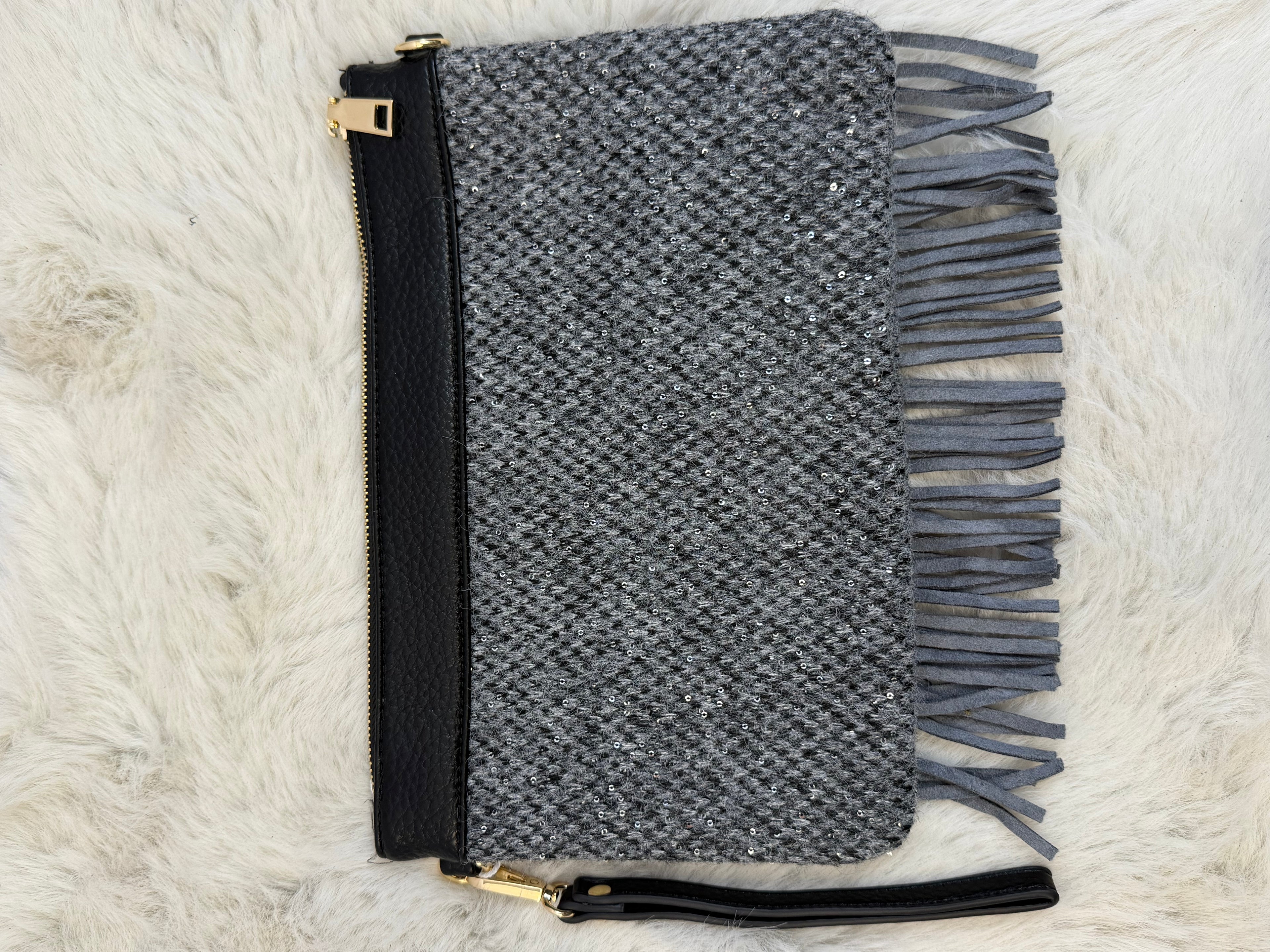 Francesca the tassel glitter handbag