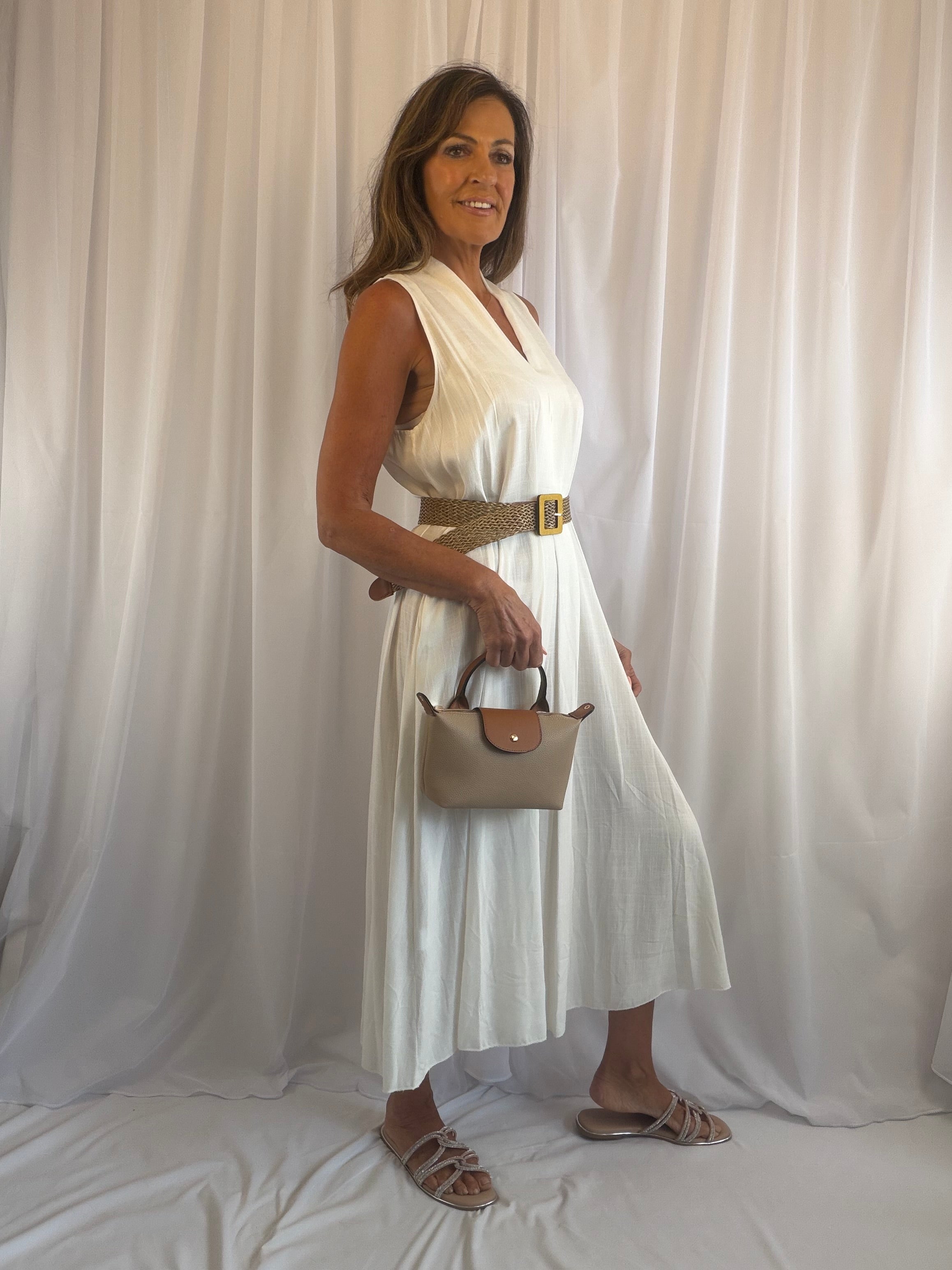 Lucia the V neck maxi