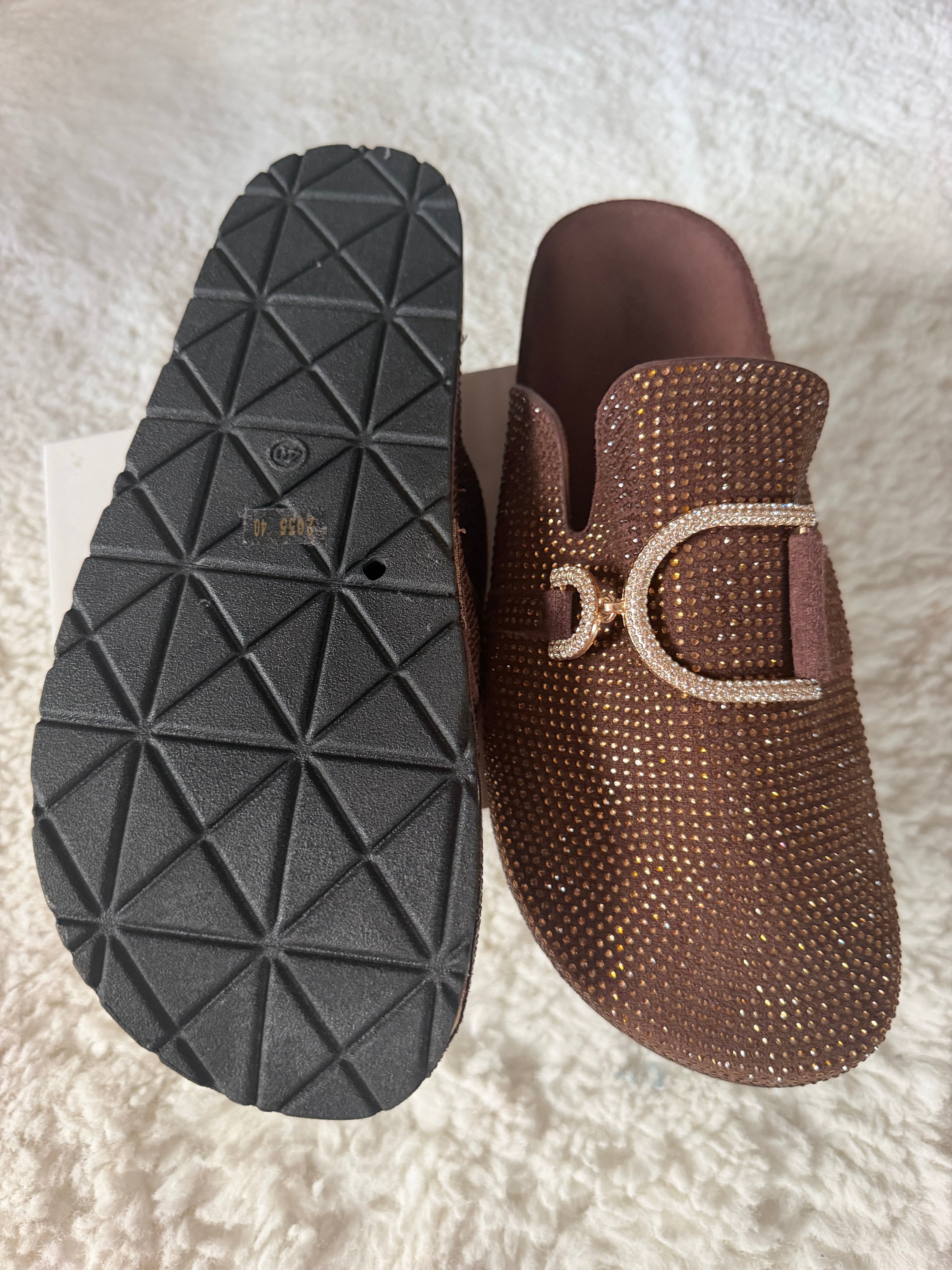 luna sparkle mules