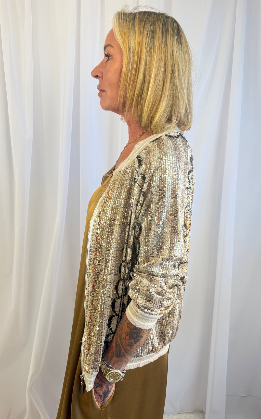 Sola dazzler sequin jacket