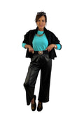 Felicity Faux leather trousers