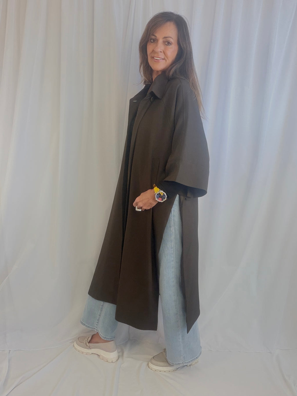Isla - LUXE-coat special edition with split sides.