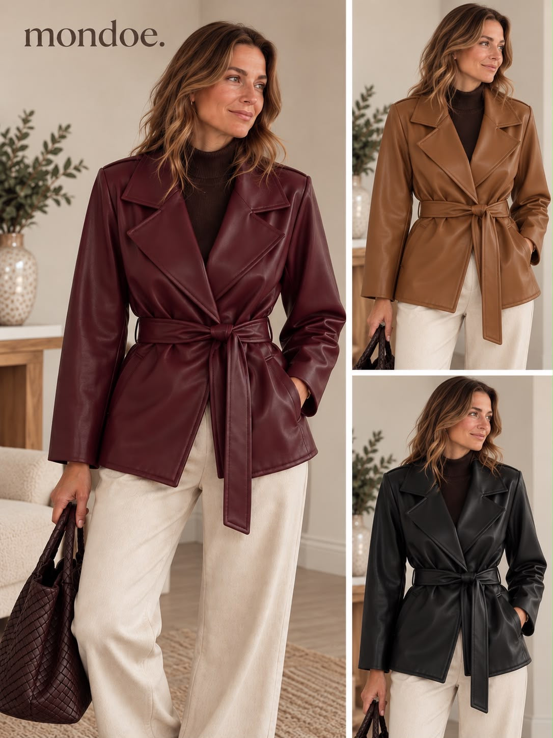 Felicity faux leather mondoe limited  collection