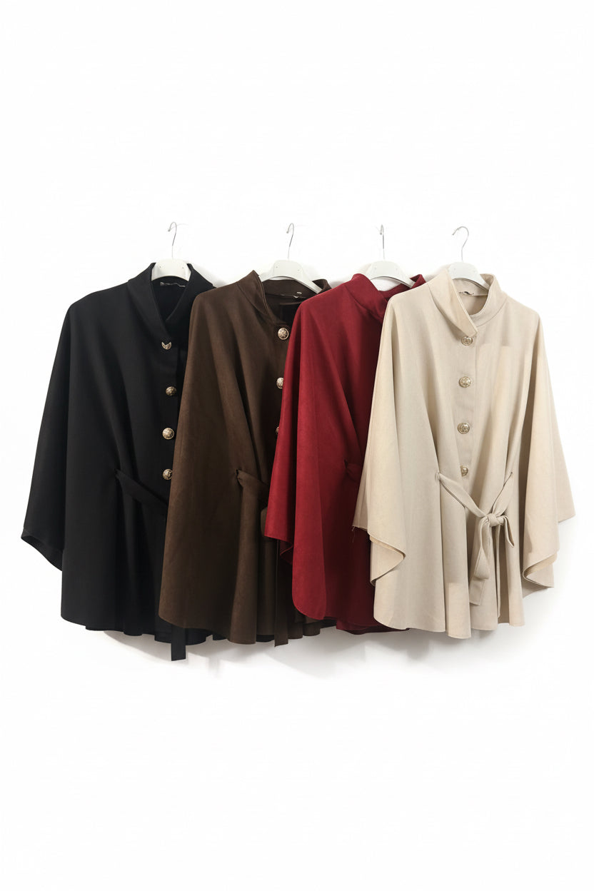 Petra Suedette poncho