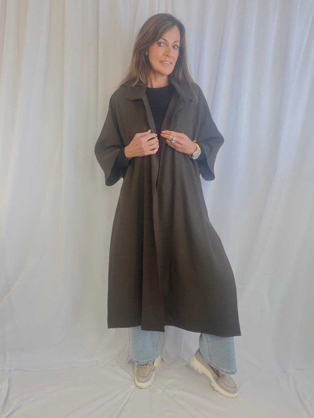 Isla - LUXE-coat special edition with split sides.