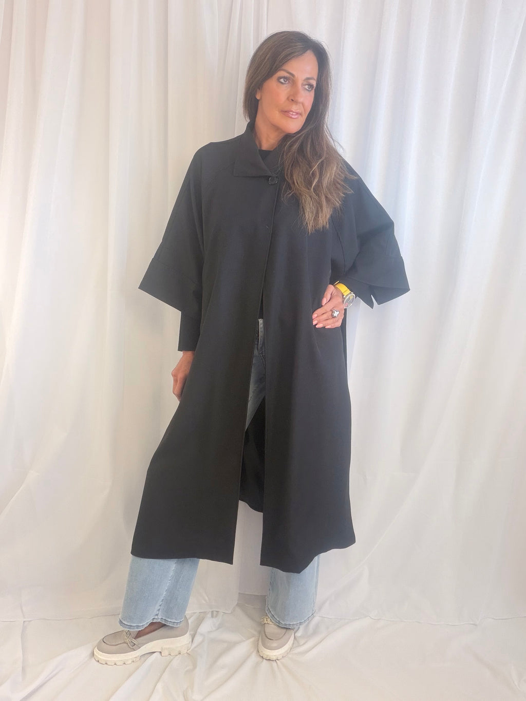 Isla - LUXE-coat special edition with split sides.