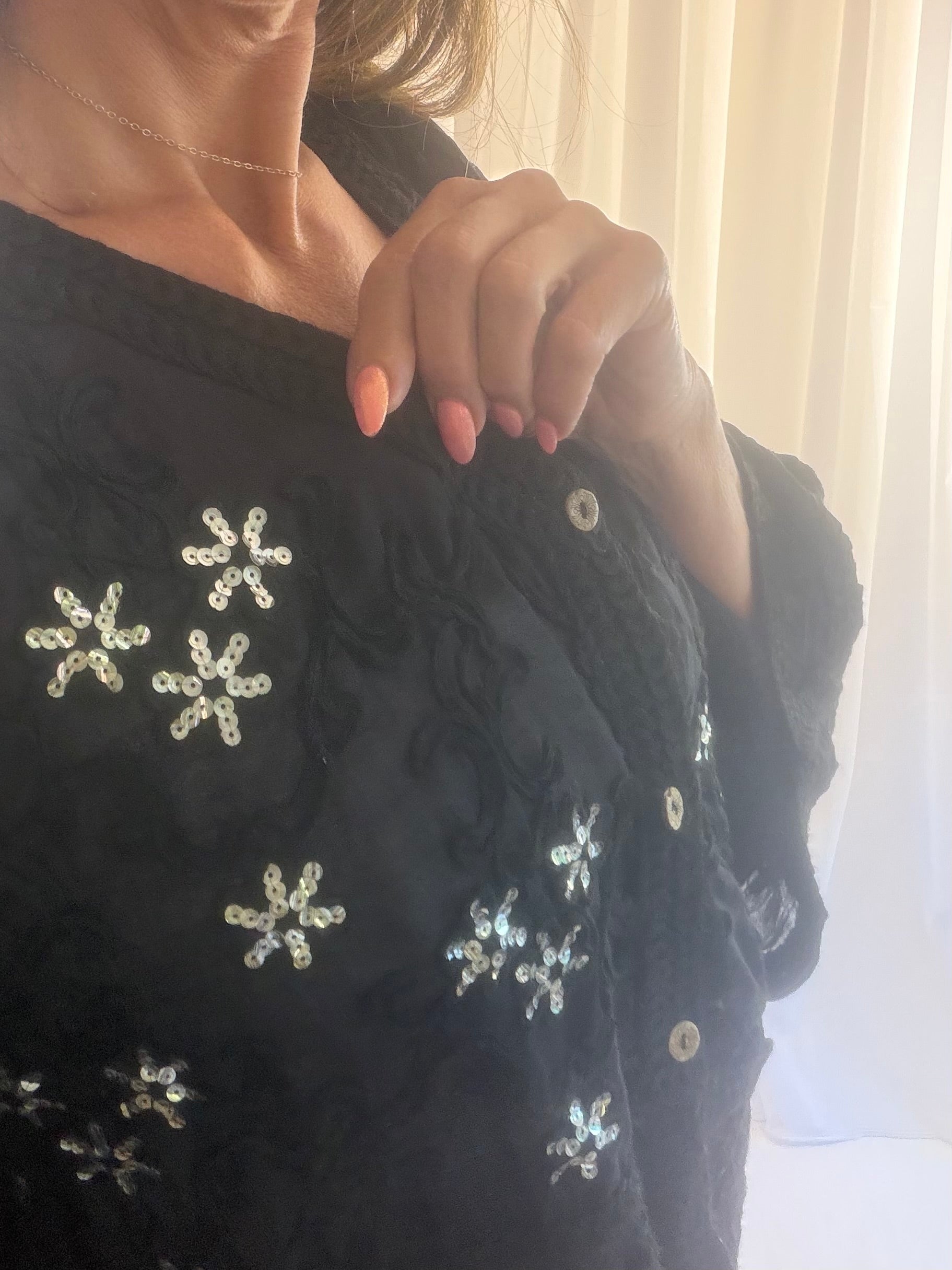 Isla the batwing embellished cardigan