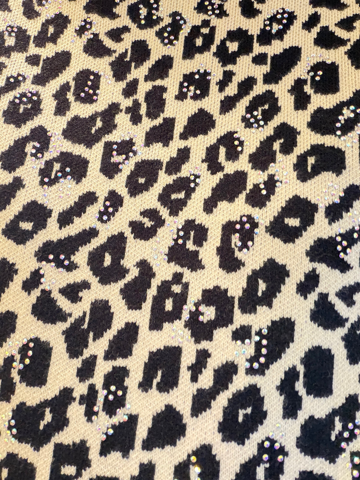 Isabella, animal print sparkle jumper