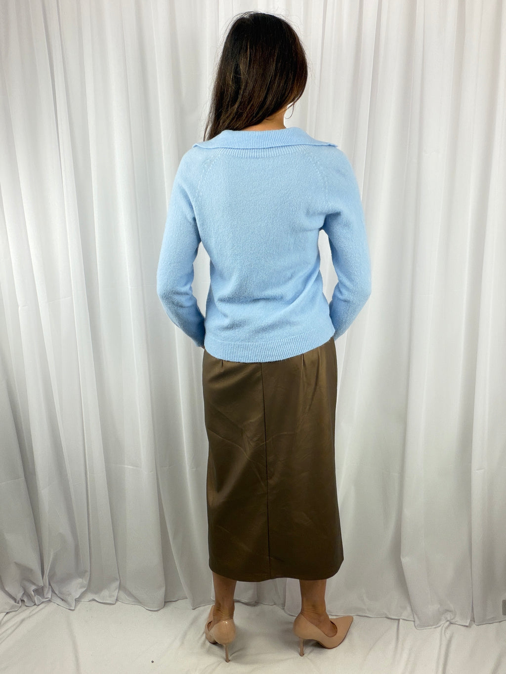 Elisa easy wear V neck collar jumper