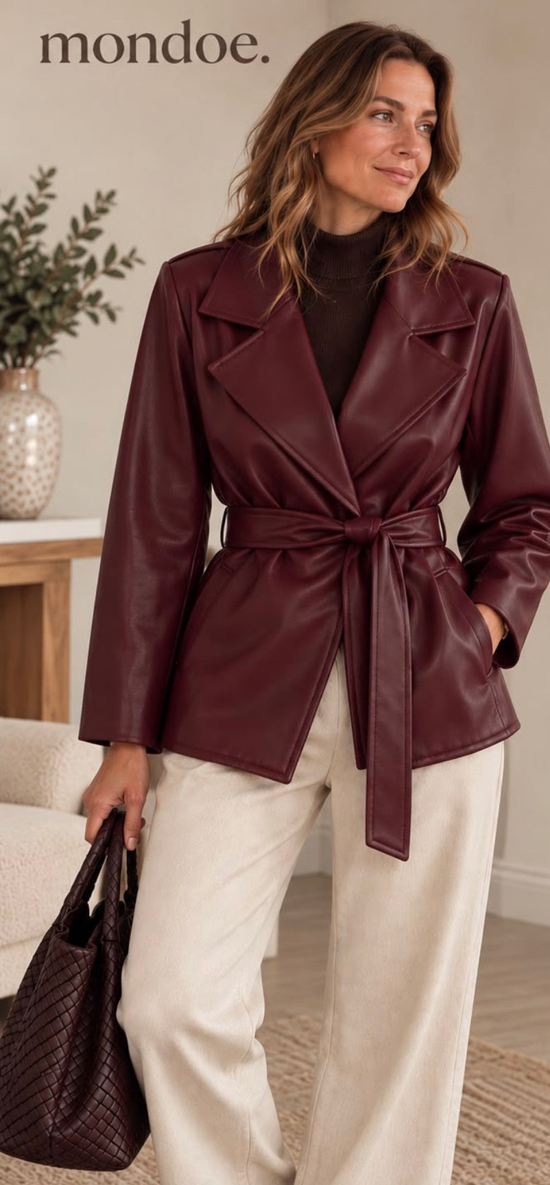 Felicity faux leather mondoe limited  collection