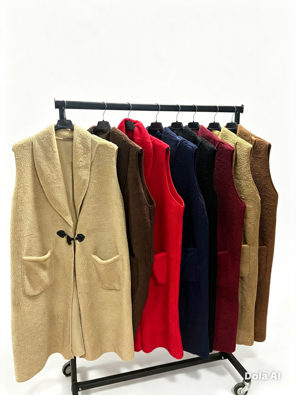 Teresa teddy long gilet