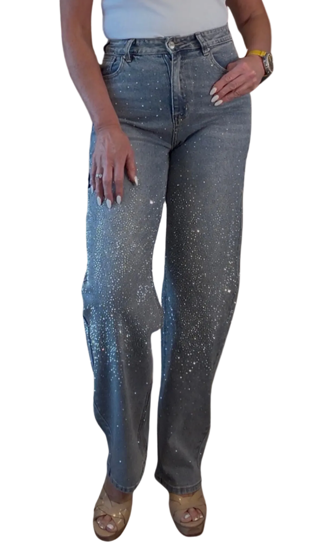 The Diamanté Jeans