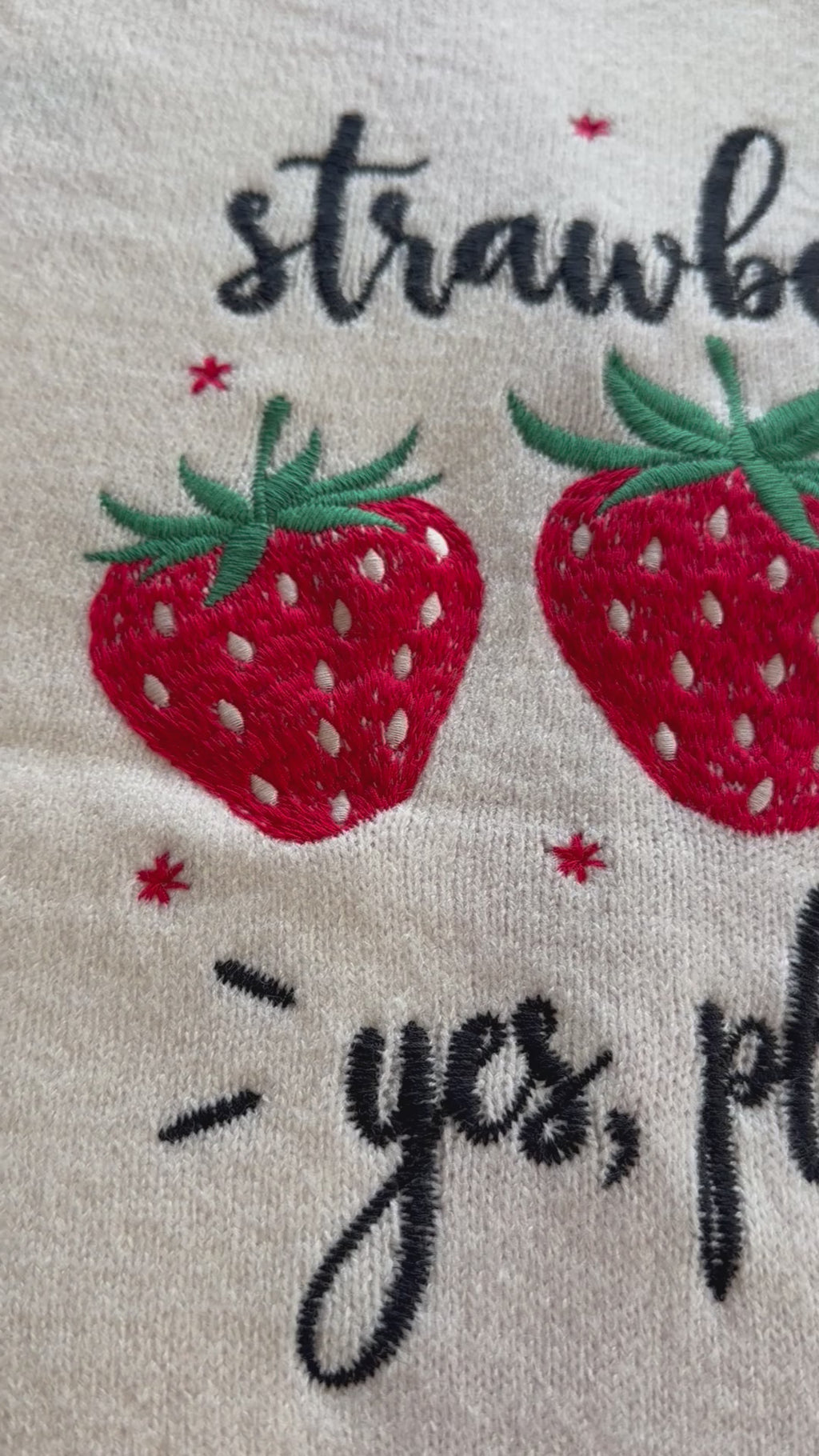 Sally Strawberries & Cream Cardigan