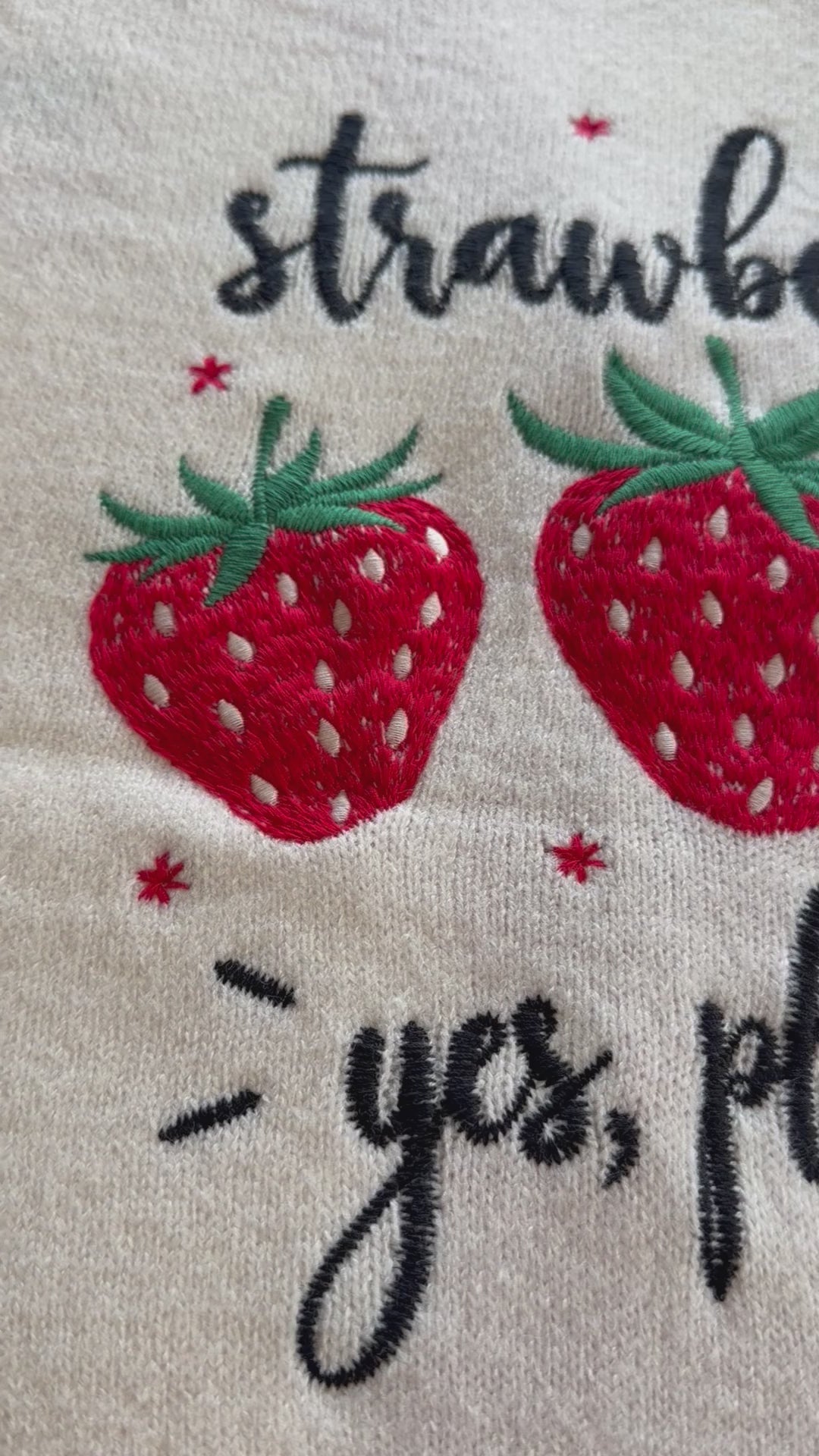 Sally Strawberries & Cream Cardigan