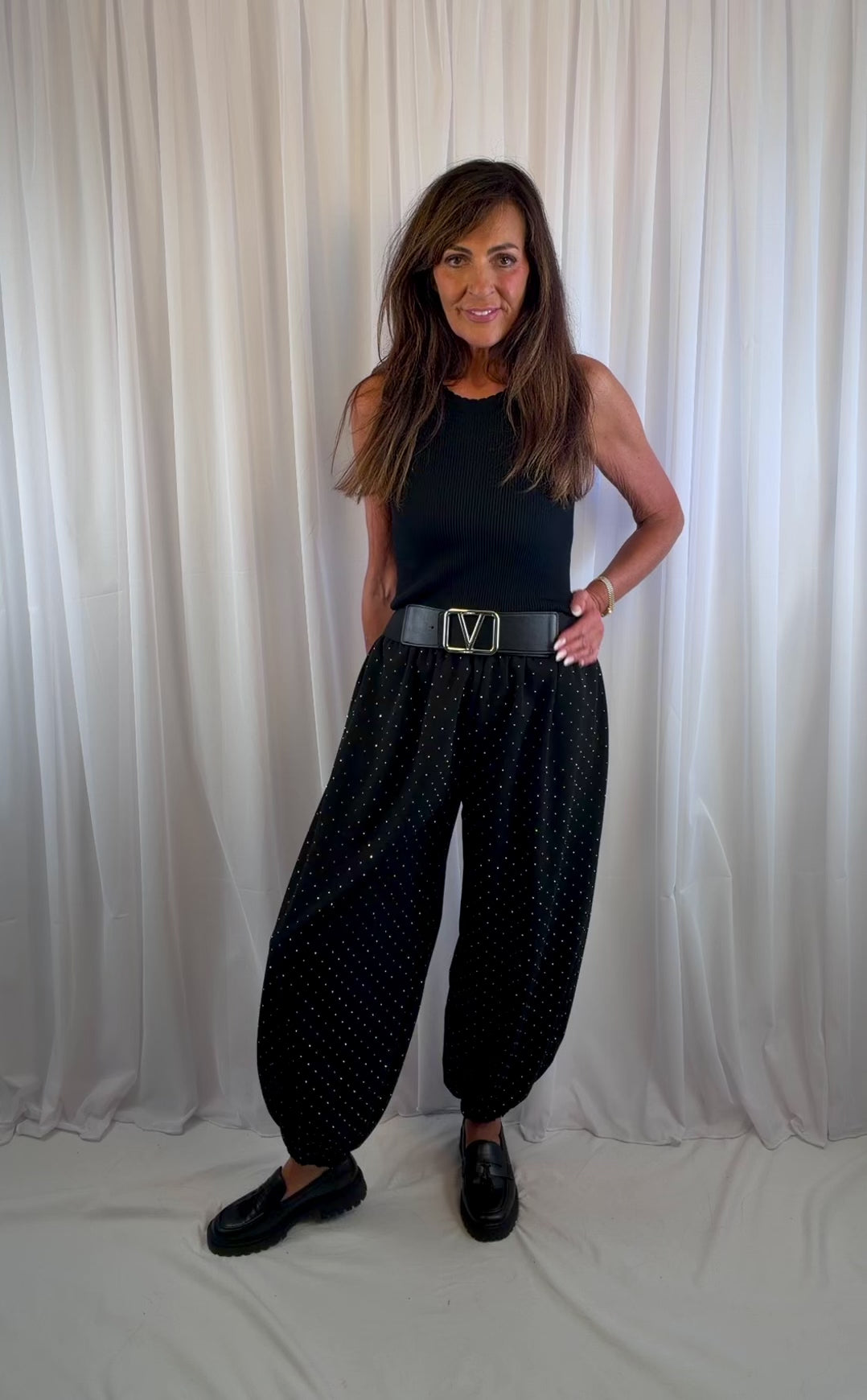 Bee beautiful sparkle balloon pants